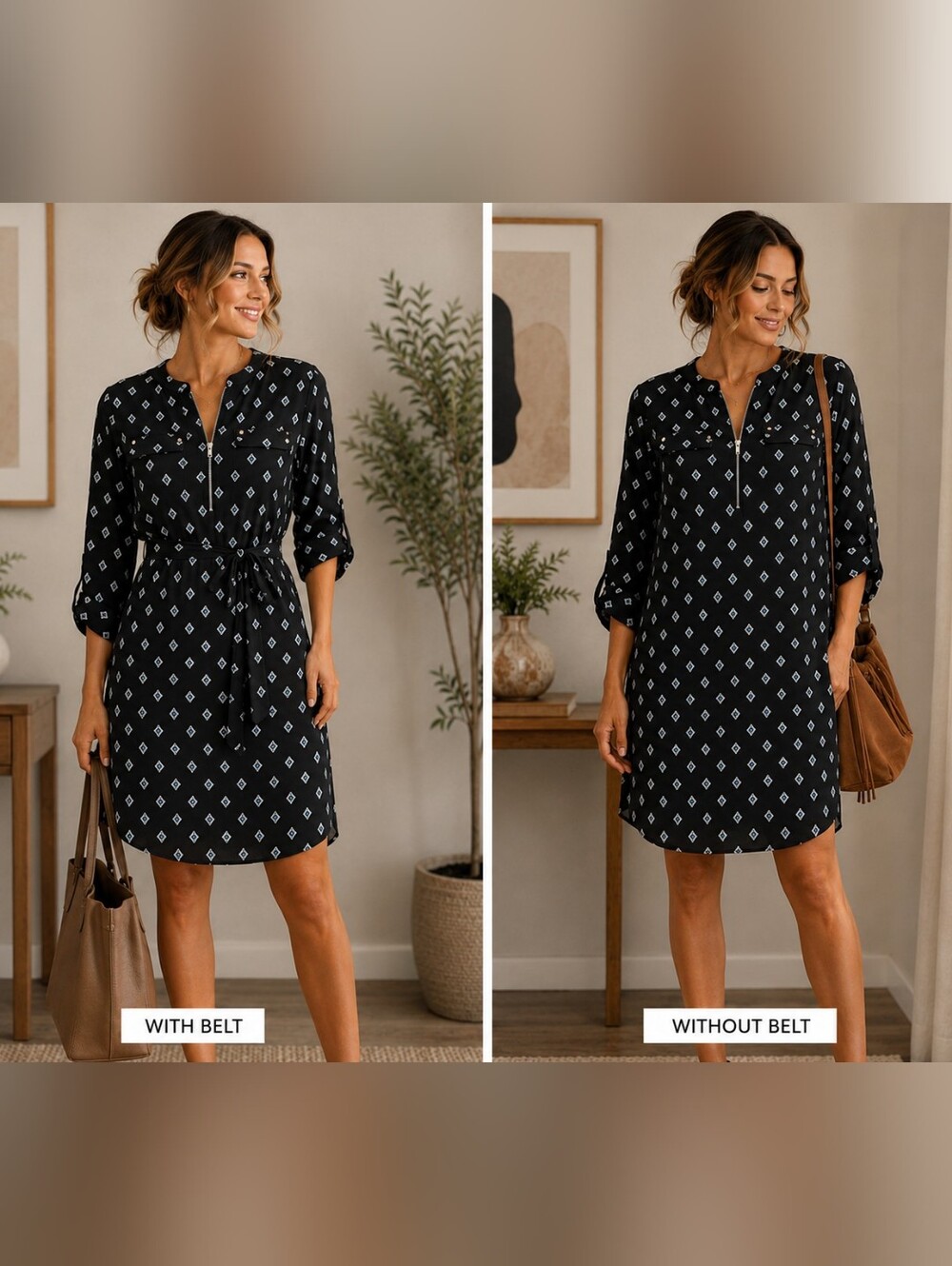 Always Indigo Shirt Dress –‎ Size 1X Career Wear, Boho